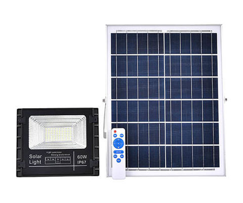 ไฟสปอร์ตไลท์โซลาร์เซลล์ LED 20 วัตต์ สำหรับถนน กันน้ำ IP65