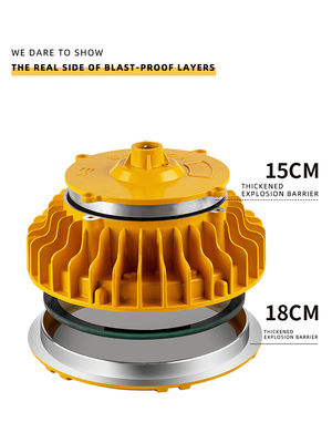 แสงสว่างกันระเบิด 100w ไฟโฟลท์ LED แสงสถานที่อันตราย
