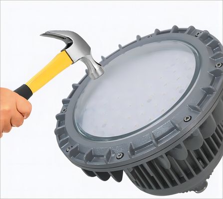 150W แอลลูมิเนียม LED ระเบิดกันระเบิด ไฟฟิกซ์ทัณฑ์อ่าวสูงที่มีการจัดอันดับ IP65 สําหรับสถานที่อันตราย