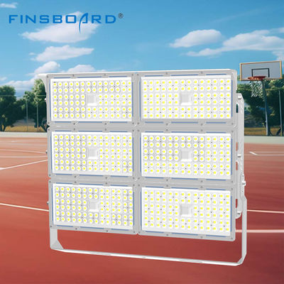 โคมไฟฟลัดไลท์ LED แบบแยกส่วน IP66 1200W-1500W สำหรับสนามบาสเก็ตบอลกลางแจ้ง