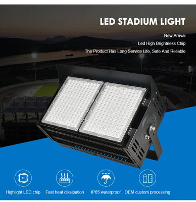 ไฟสนามกีฬา LED กันน้ำ IP65 พร้อมอายุการใช้งาน 50000 ชั่วโมง และ LED SMD3030 สำหรับไฟสปอร์ตไลท์