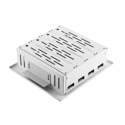 200W IP54 กันน้ําอุตสาหกรรม High Bay LED ไฟโฟลด์กับอะลูมิเนียม + ชัดเจน PC สําหรับสถานีน้ํามัน