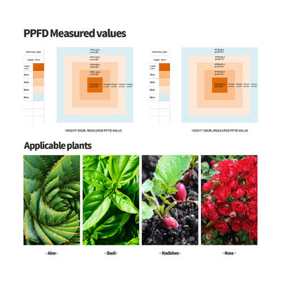 ไฟปลูก LED Full Spectrum 600W พร้อมฟังก์ชันปรับแสงได้ เพื่อการเจริญเติบโตของพืชอย่างเหมาะสม