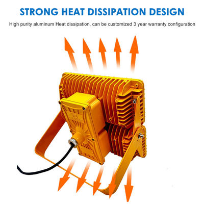 ไฟ LED ป้องกันการระเบิดอะลูมิเนียมกันน้ำ IP65 ขนาด 400W สำหรับพื้นที่อันตราย