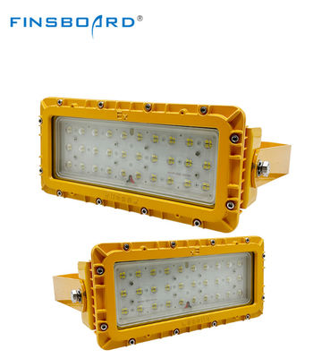 IP65 ไฟฟ้า LED อุตสาหกรรมกลางแจ้งที่ป้องกันการระเบิดด้วยกระเป๋าสะสมอลูมิเนียมและพลังงาน 100W