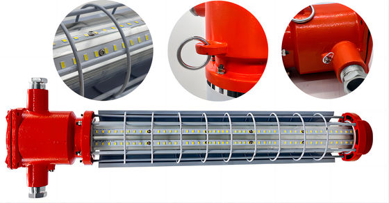 IP65 Exde Mb WF2 แสง LED เส้นตรงกันระเบิดสําหรับสถานที่อันตราย