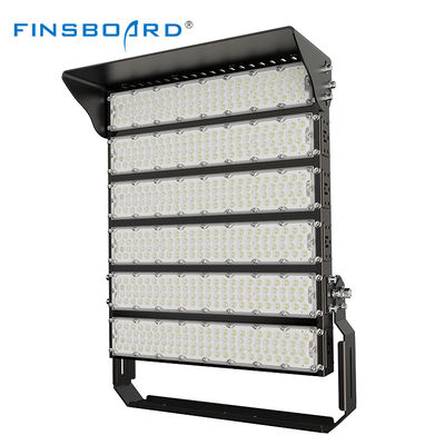 ไฟสนามกีฬา LED 130lm/w แบบกำหนดเอง 50000 ชั่วโมง IP67 สำหรับสนามกีฬากลางแจ้ง พร้อม 3 โมดูล
