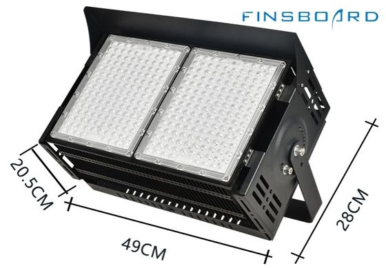 ไฟสนามกีฬา LED หรี่แสงได้พร้อมการป้องกัน IP66 พร้อมวัสดุอะลูมิเนียมเพื่อความทนทานที่เหนือกว่า