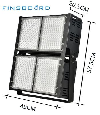 ไฟสนามกีฬา LED หรี่แสงได้พร้อมการป้องกัน IP66 พร้อมวัสดุอะลูมิเนียมเพื่อความทนทานที่เหนือกว่า