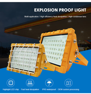 SMD2835/3030 ไฟ LED ป้องกันการระเบิด 100-110lm/W IP66 สำหรับโรงงานและพื้นที่อันตราย