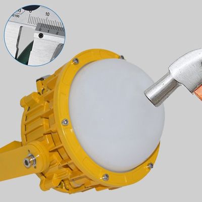 ไฟสปอร์ตไลท์ LED ป้องกันการระเบิด ATEX กันน้ำ IP66 ให้ความสว่างสูง อายุการใช้งาน 50,000 ชั่วโมง