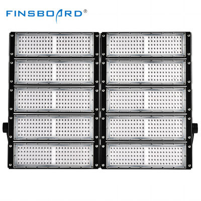 ไฟสนามกีฬา LED กลางแจ้งพร้อมมุมลำแสงหลายมุม วัสดุอลูมิเนียม + PC และแรงดันไฟฟ้ากว้าง AC100-277V