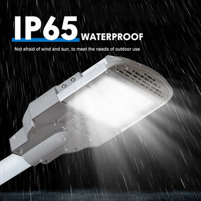 IP65 กันน้ํา LED Street Light พร้อมโฮสติกสแตนเลียมและประสิทธิภาพ 130 lm / W สําหรับการใช้งานกลางแจ้ง