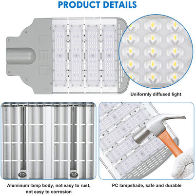 IP65 กันน้ํา LED Street Light มีประสิทธิภาพแสง 150lm / w และอายุการใช้งาน 50000 ชั่วโมงสําหรับการส่องแสงภายนอก