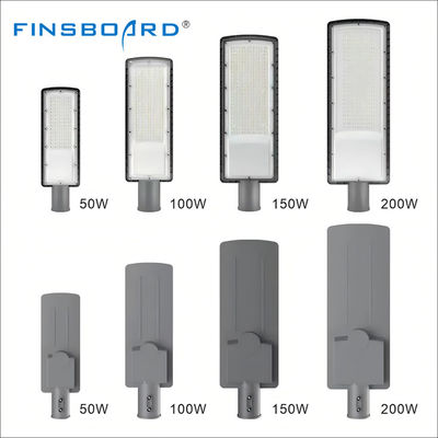 ไฟถนน LED กำลังสูง ไฟส่องสว่างกลางแจ้ง IP66 กันน้ำ SMD3030 LED อะลูมิเนียมหล่อขึ้นรูป