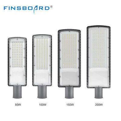 ไฟถนน LED กำลังสูง ไฟส่องสว่างกลางแจ้ง IP66 กันน้ำ SMD3030 LED อะลูมิเนียมหล่อขึ้นรูป