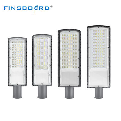 ไฟถนน LED กำลังสูง ไฟส่องสว่างกลางแจ้ง IP66 กันน้ำ SMD3030 LED อะลูมิเนียมหล่อขึ้นรูป