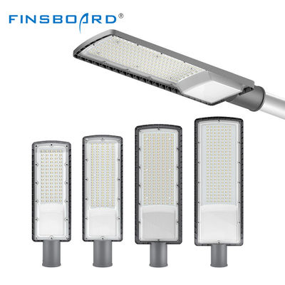 ไฟถนน LED กำลังสูง ไฟส่องสว่างกลางแจ้ง IP66 กันน้ำ SMD3030 LED อะลูมิเนียมหล่อขึ้นรูป