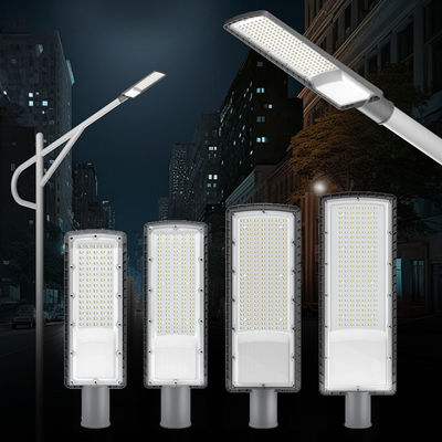 IP66 กันน้ํา SMD3030 LED Street Light 50w ถึง 200w สําหรับไฟฟ้าทางหลวงกลางแจ้ง