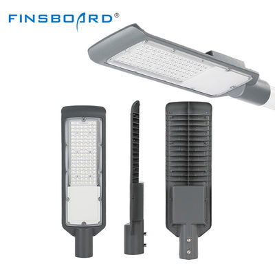 ไฟถนน LED กันน้ำ IP66 พร้อมประสิทธิภาพการส่องสว่างของหลอดไฟ 125lm/w และแรงดันไฟฟ้าขาเข้า AC 85-265V สำหรับไฟถนนภายนอก