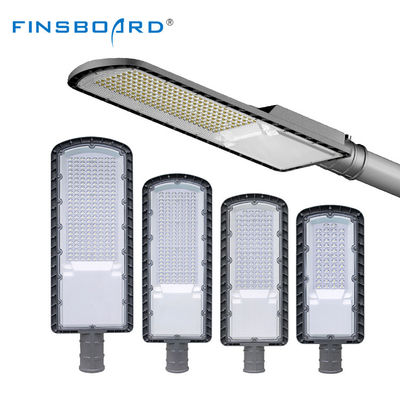 ไฟถนน LED ความสว่างสูง AC85-265V 3000K-6500K ประสิทธิภาพ 120lm/W และตัวเรือนอะลูมิเนียมหล่อขึ้นรูป