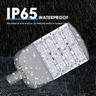 AC85-310V/AC100-277V 130-140LM/W ไฟสตรีทกลาง LED สําหรับสวนทางถนน