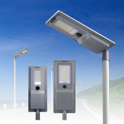 ไฟถนนโซลาร์เซลล์ LED คุณภาพดี กันน้ำ IP65 สำหรับภายนอกอาคาร ไฟถนน SMD อะลูมิเนียมหล่อขึ้นรูป 400w 600w แบบ All in One