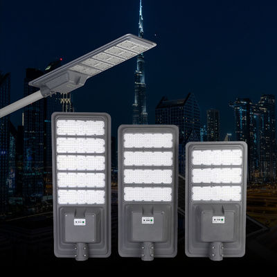 ไฟถนนพลังงานแสงอาทิตย์ LED แบบ All-in-One พร้อมกำลังไฟ 400W/600W/800W, เซ็นเซอร์เรดาร์ + การควบคุมแสง + MPPT และอายุการใช้งาน 50,000 ชั่วโมง