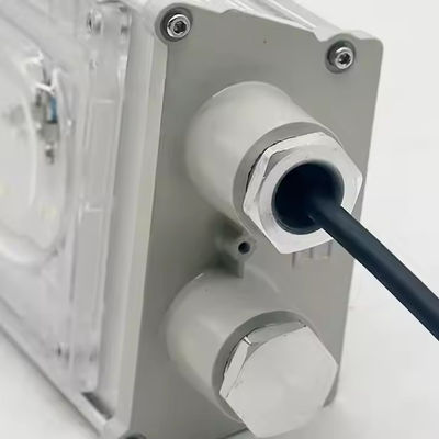 ไฟเชิงเส้นกันระเบิด LED IP65 SMD2835 พร้อมกระจกนิรภัยอลูมิเนียมสำหรับพื้นที่อันตราย