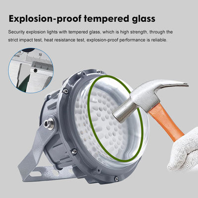 ไฟเชิงเส้นกันน้ำ IP65 ป้องกันการระเบิด 50W 100W 150W ไฟ LED สำหรับพื้นที่อันตราย พร้อมอะลูมิเนียมกระจกนิรภัย