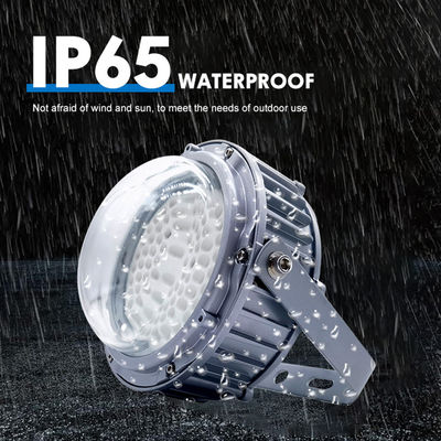 โคมไฟ High Bay คุณภาพสูง IP65 กันน้ำ สถานีบริการน้ำมัน 50w 100w 150w ไฟ LED ป้องกันการระเบิด แพลตฟอร์ม