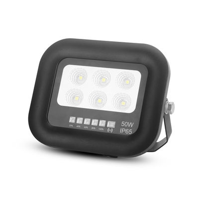 ไฟโซลาร์เซลล์ LED 50 วัตต์ IP65 แผงโซลาร์เซลล์ซิลิคอนโมโนคริสตัลไลน์สีดำทั้งหมด