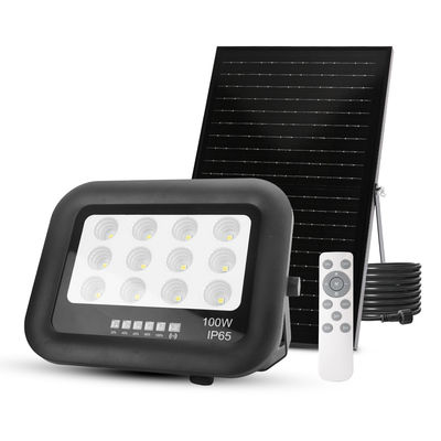 สวนกลางแจ้ง Ip65 ABS กระจกหมัก โคมไฟดวงอาทิตย์ โคมไฟดวงอาทิตย์ LED 100w