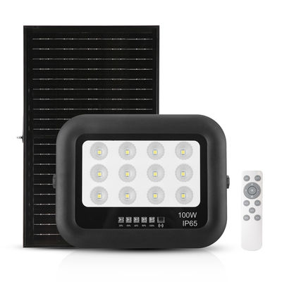 สวนกลางแจ้ง Ip65 ABS กระจกหมัก โคมไฟดวงอาทิตย์ โคมไฟดวงอาทิตย์ LED 100w