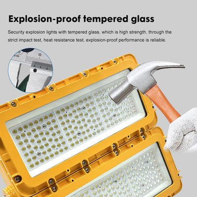 ไฟ LED ป้องกันการระเบิด 150W-600W กันน้ำ IP65 ความสว่างสูง สำหรับพื้นที่อันตราย