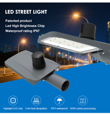 ไฟถนน LED สำหรับภายนอกอาคารแบบถอดได้ใหม่สำหรับคนขับ อะลูมิเนียม 50w 100w 150w 200w