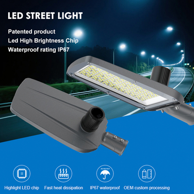 ไฟถนน LED สวนอะลูมิเนียม กันน้ำ IP66 ประหยัดพลังงาน