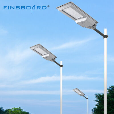 ไฟถนน LED พลังงานแสงอาทิตย์แบบกันน้ำ IP65 กลางแจ้ง 100w 200w แบบ All in One
