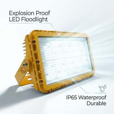 600W โหลดไฟ LED กันระเบิด IECEx สับสน ความหนาแน่นสูง ทะเลทะเล 72000lm IP67 สายสลัดอลูมิเนียมไร้ทองแดง