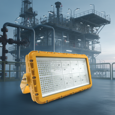 ไฟฟ้า LED กันระเบิด 300W มีมุมแสง 90° และได้รับการรับรอง ATEX IIB T6 สําหรับพื้นที่อันตราย