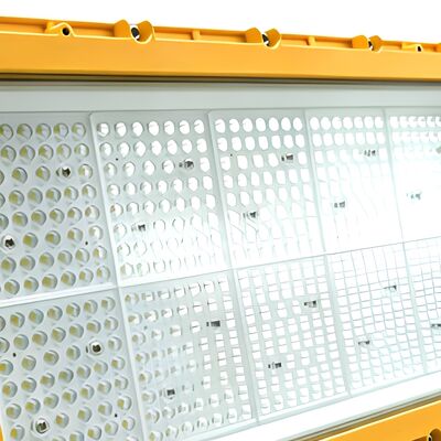 600W LED ระเบิดกันน้ําท่วม 30° Boom Pole ระยะไกล ขอบเขตของสถานที่ สีเทา ATEX IIB T6 IP65 RFEPL8280 ไฟฟ้า