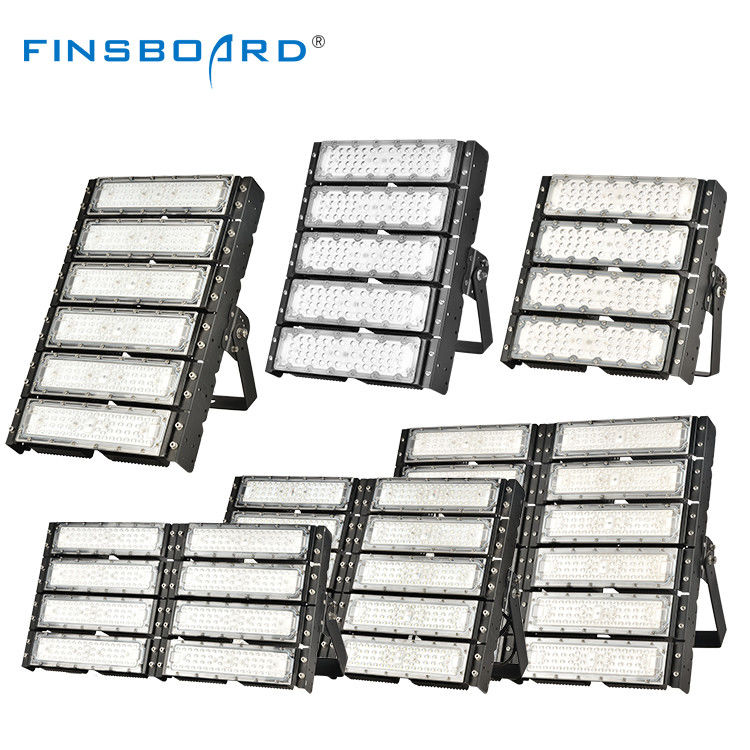 ไฟสปอร์ตไลท์ LED กำลังสูง IP66 200w 250w 300w 400w 500w 600w ไฟสปอร์ตไลท์เสาสูง LED พร้อมตัวเรือน SKD