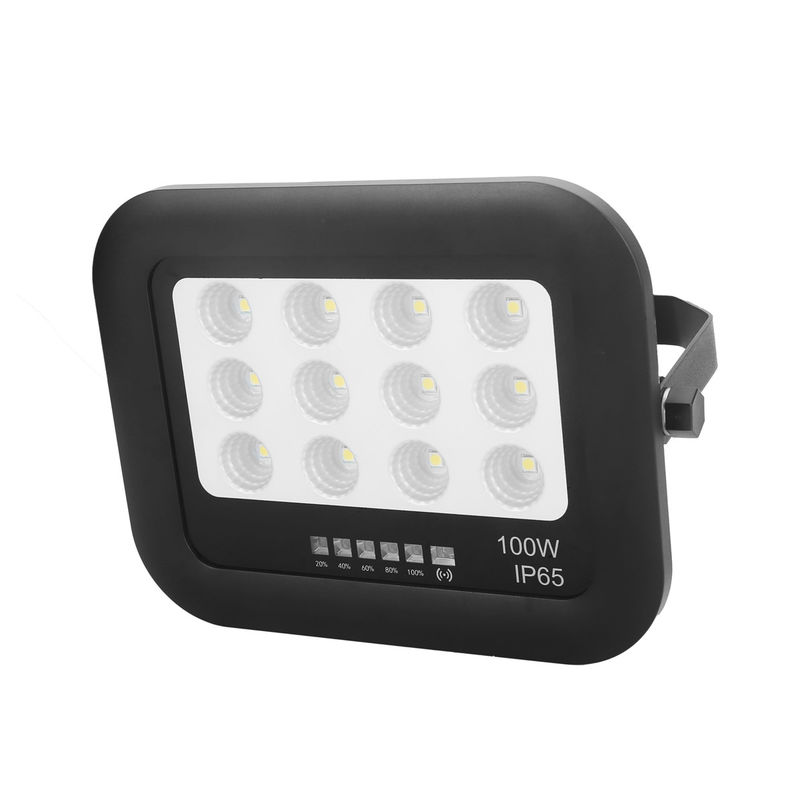 สวนกลางแจ้ง Ip65 ABS กระจกหมัก โคมไฟดวงอาทิตย์ โคมไฟดวงอาทิตย์ LED 100w