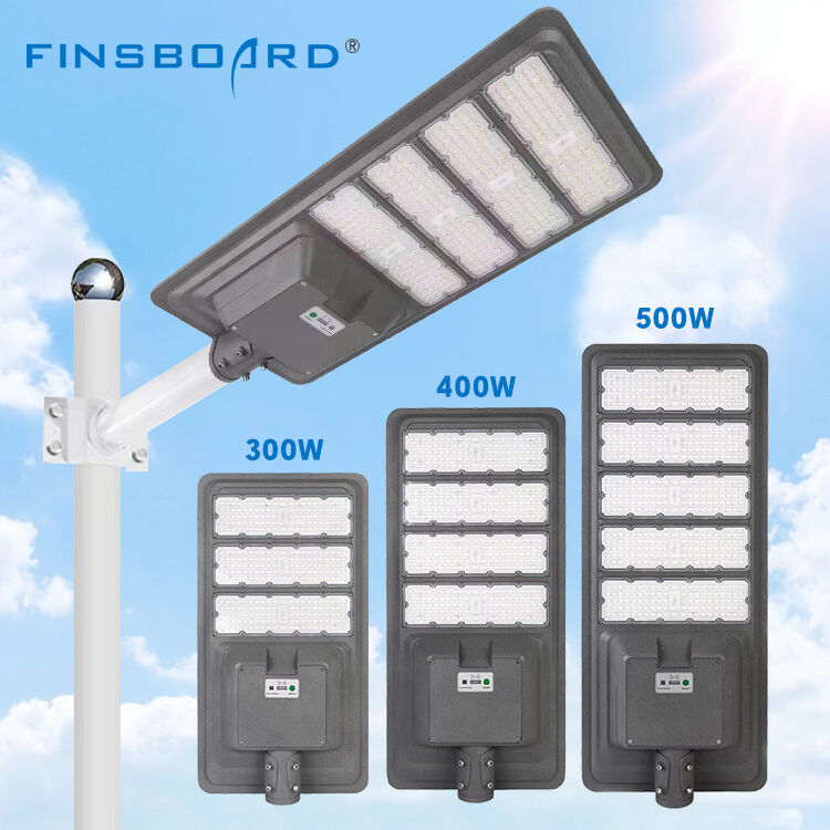 เซ็นเซอร์ตรวจจับความเคลื่อนไหว IP65 SMD ไฟถนนพลังงานแสงอาทิตย์แบบรวมทุกอย่าง ที่จอดรถ โคมไฟถนนพลังงานแสงอาทิตย์