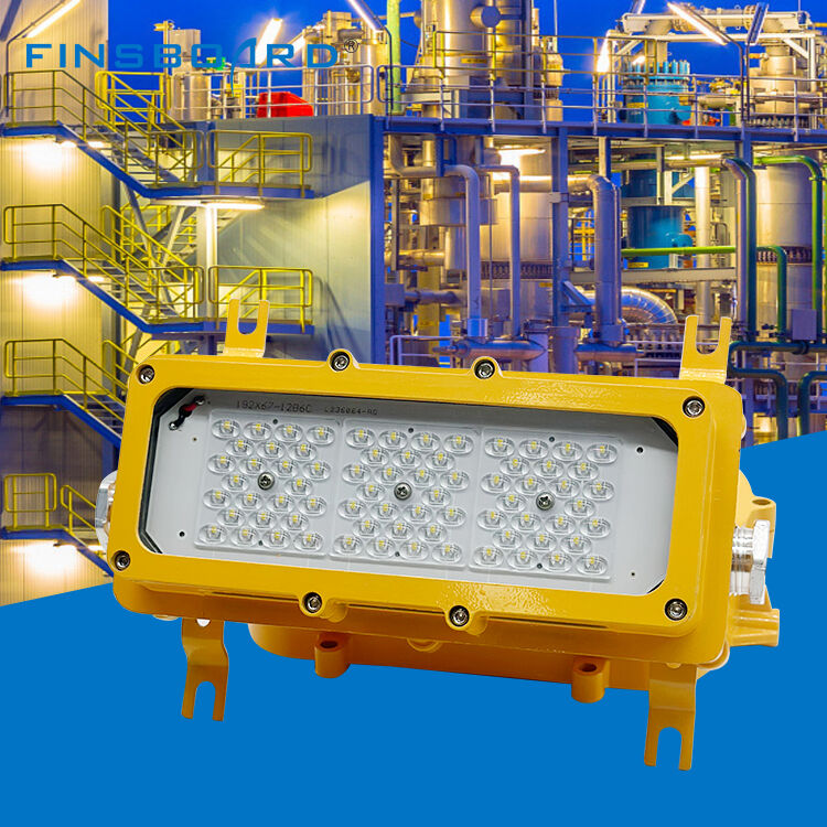 ไฟ LED กันน้ำ IP65 สำหรับทางเดินอุโมงค์รถไฟใต้ดิน ไฟส่องสว่างทางเดิน อะลูมิเนียม 50W ป้องกันการระเบิด