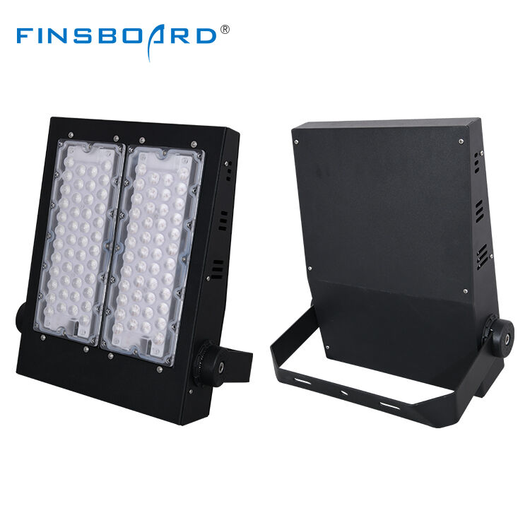 ไฟส่องสว่าง Shoebox กันน้ำ IP66 สนามกีฬา 200w 300w 400w 500w ไฟสปอร์ตไลท์ LED แบบโมดูล