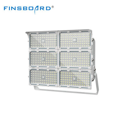 โคมไฟฟลัดไลท์ LED แบบแยกส่วน IP66 1200W-1500W สำหรับสนามบาสเก็ตบอลกลางแจ้ง