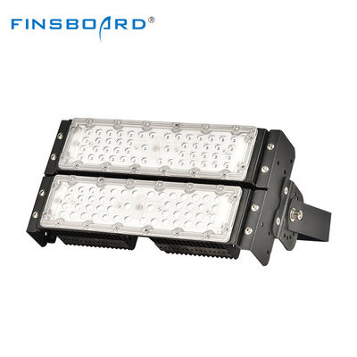 ไฟสปอร์ตไลท์ LED แบบโมดูลาร์กันน้ำ IP65 100W 5000K สำหรับไฟส่องสว่างภายนอกอาคาร