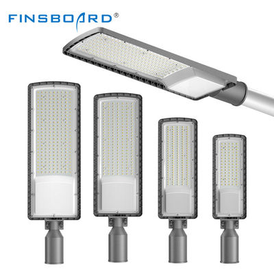 ความสว่างสูง AC85-265V 3000K ถึง 6500K ไฟ LED ถนนทางหลวง ถนนเมือง ที่จอดรถ