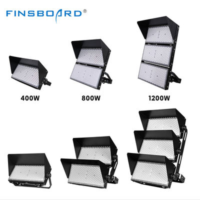 สนามฟุตบอลกลางแจ้ง สนามเทนนิส ไฟฟ้า Ip66 ไฟฟ้าสูง 400w 800w 1200w Led Stadium Flood Lights